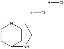 1,4-DIAZABICYCLO[3.2.2]NONANE DIHYDROCHLORIDE Structure