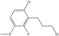 1-chloro-2-(3-chloropropyl)-3-fluoro-4-methoxybenzene