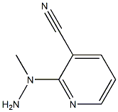 2-(1-methylhydrazinyl)pyridine-3-carbonitrile Structure