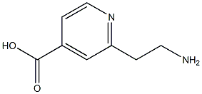 2-(2-aminoethyl)pyridine-4-carboxylic acid Structure