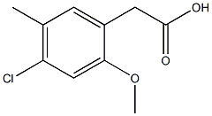 2-(4-chloro-2-methoxy-5-methylphenyl)acetic acid|