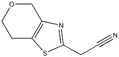 2-(6,7-dihydro-4H-pyrano[3,4-d]thiazol-2-yl)acetonitrile Structure