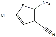 2-amino-5-chlorothiophene-3-carbonitrile,,结构式