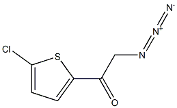 2-azido-1-(5-chlorothiophen-2-yl)ethanone 结构式