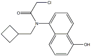 2-chloro-N-(cyclobutylmethyl)-N-(1-hydroxynaphthalen-5-yl)acetamide