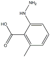 2-hydrazinyl-6-methylbenzoic acid Struktur