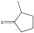 2-methylcyclopentanethione 化学構造式