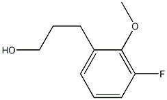 3-(3-fluoro-2-methoxyphenyl)propan-1-ol Struktur