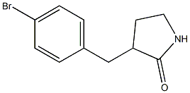 3-(4-bromobenzyl)pyrrolidin-2-one Structure