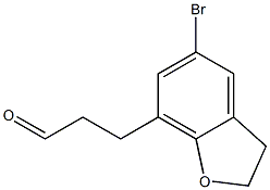 3-(5-bromo-2,3-dihydrobenzofuran-7-yl)propanal