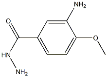 3-amino-4-methoxybenzohydrazide Struktur