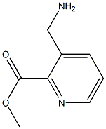 3-Aminomethyl-pyridine-2-carboxylic acid methyl ester 结构式