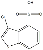 3-chlorobenzo[b]thiophene-4-sulfonic acid 结构式