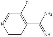 3-chloropyridine-4-carboxamidine,,结构式
