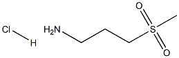 3-methanesulfonyl-propylamine hydrochloride Struktur