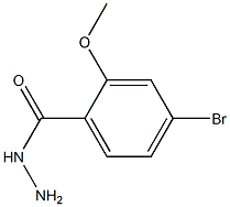 4-bromo-2-methoxybenzohydrazide Structure