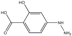 4-hydrazinyl-2-hydroxybenzoic acid 结构式