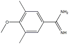 4-methoxy-3,5-dimethylbenzamidine Structure