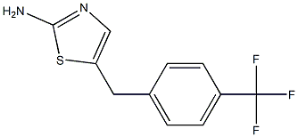 5-(4-TRIFLUOROMETHYL-BENZYL)-THIAZOL-2-YLAMINE Structure