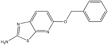 5-(benzyloxy)thiazolo[5,4-b]pyridin-2-amine 化学構造式