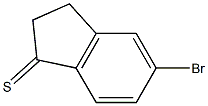 5-bromo-2,3-dihydroindene-1-thione,,结构式