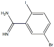 5-bromo-2-iodobenzamidine,,结构式