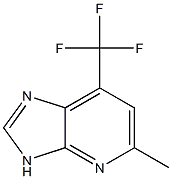 5-methyl-7-(trifluoromethyl)-3H-imidazo[4,5-b]pyridine Struktur