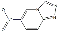 6-硝基-[1,2,4]三唑并[4,3-A]吡啶, , 结构式