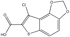 8-chloro-2,3-dihydrothieno[2,3-g][1,3]benzodioxole-7-carboxylic acid