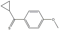cyclopropyl(4-methoxyphenyl)methanethione Structure