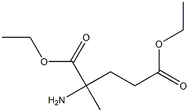 diethyl 2-amino-2-methylpentanedioate,,结构式