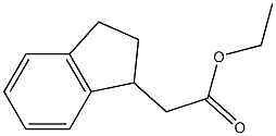 ethyl 2-(2,3-dihydro-1H-inden-3-yl)acetate,,结构式