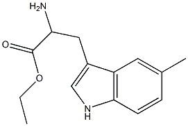 ethyl 2-amino-3-(5-methyl-1H-indol-3-yl)propanoate Structure