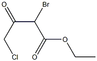 ethyl 2-bromo-4-chloro-3-oxobutanoate Structure