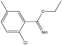 ethyl 2-chloro-5-methylbenzylimidate Struktur