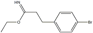 ethyl 3-(4-bromophenyl)propanimidoate 化学構造式