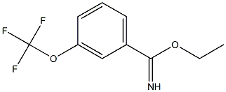 ethyl 3-(trifluoromethoxy)benzoimidate Structure