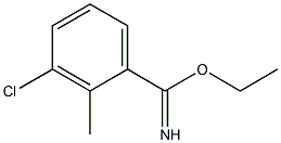 ethyl 3-chloro-2-methylbenzoimidate,,结构式