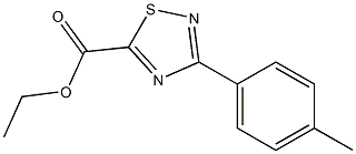 ethyl 3-p-tolyl-1,2,4-thiadiazole-5-carboxylate 结构式