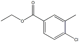 ethyl 4-chloro-3-methylbenzoate 结构式