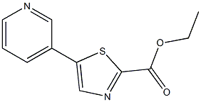 ethyl 5-(pyridin-3-yl)thiazole-2-carboxylate 结构式