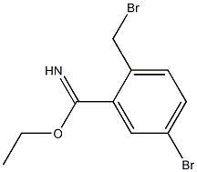 ethyl 5-bromo-2-(bromomethyl)benzylimidate Structure