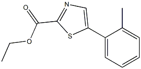 ethyl 5-o-tolylthiazole-2-carboxylate Struktur