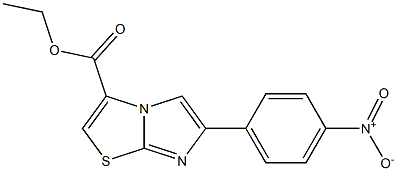 ETHYL 6-(4-NITROPHENYL)IMIDAZO[2,1-B][1,3]THIAZOLE-3-CARBOXYLATE Structure