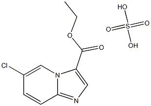 ethyl 6-chloroimidazo[1,2-a]pyridine-3-carboxylate sulfate Structure