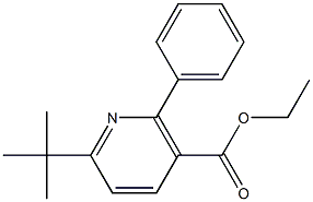 ethyl 6-tert-butyl-2-phenylnicotinate Structure