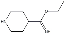 ethyl piperidine-4-imidate Structure