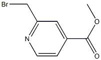 methyl 2-(bromomethyl)pyridine-4-carboxylate Struktur