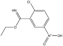 N-(4-chloro-3-(ethoxy(imino)methyl)phenyl)-N-oxohydroxylammonium Structure