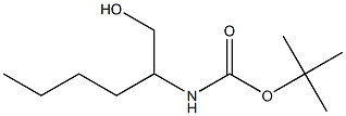tert-butyl 1-hydroxyhexan-2-ylcarbamate Structure
